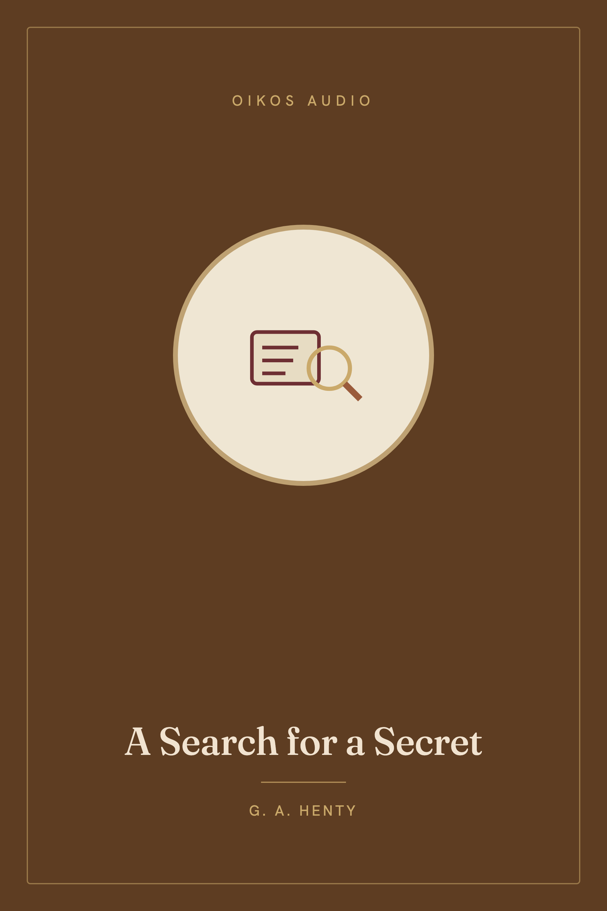 Cover of A Search for a Secret