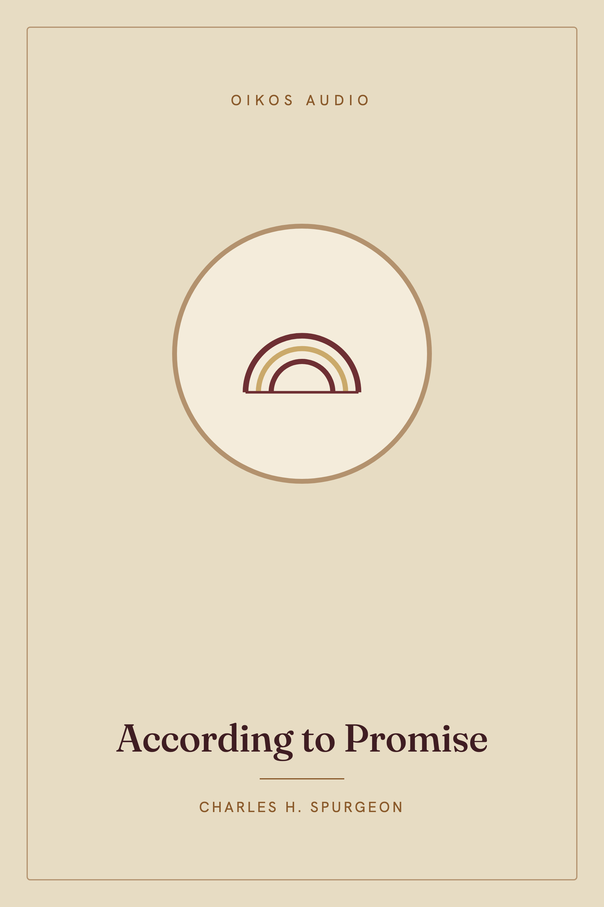 Cover of According to Promise