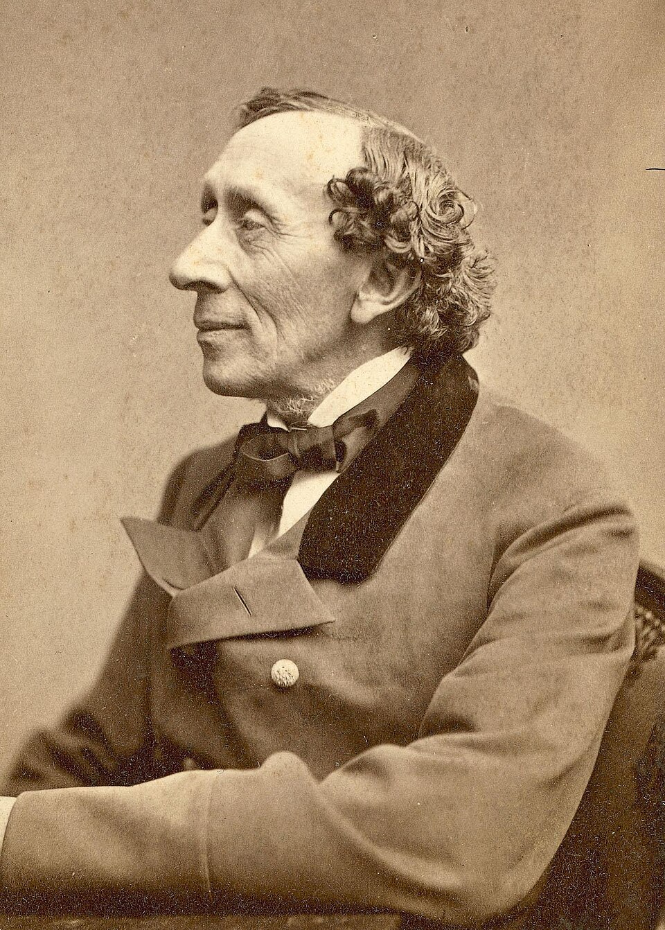 Portrait of Hans Christian Andersen