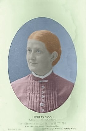 Portrait of Pansy (Isabella Macdonald Alden)