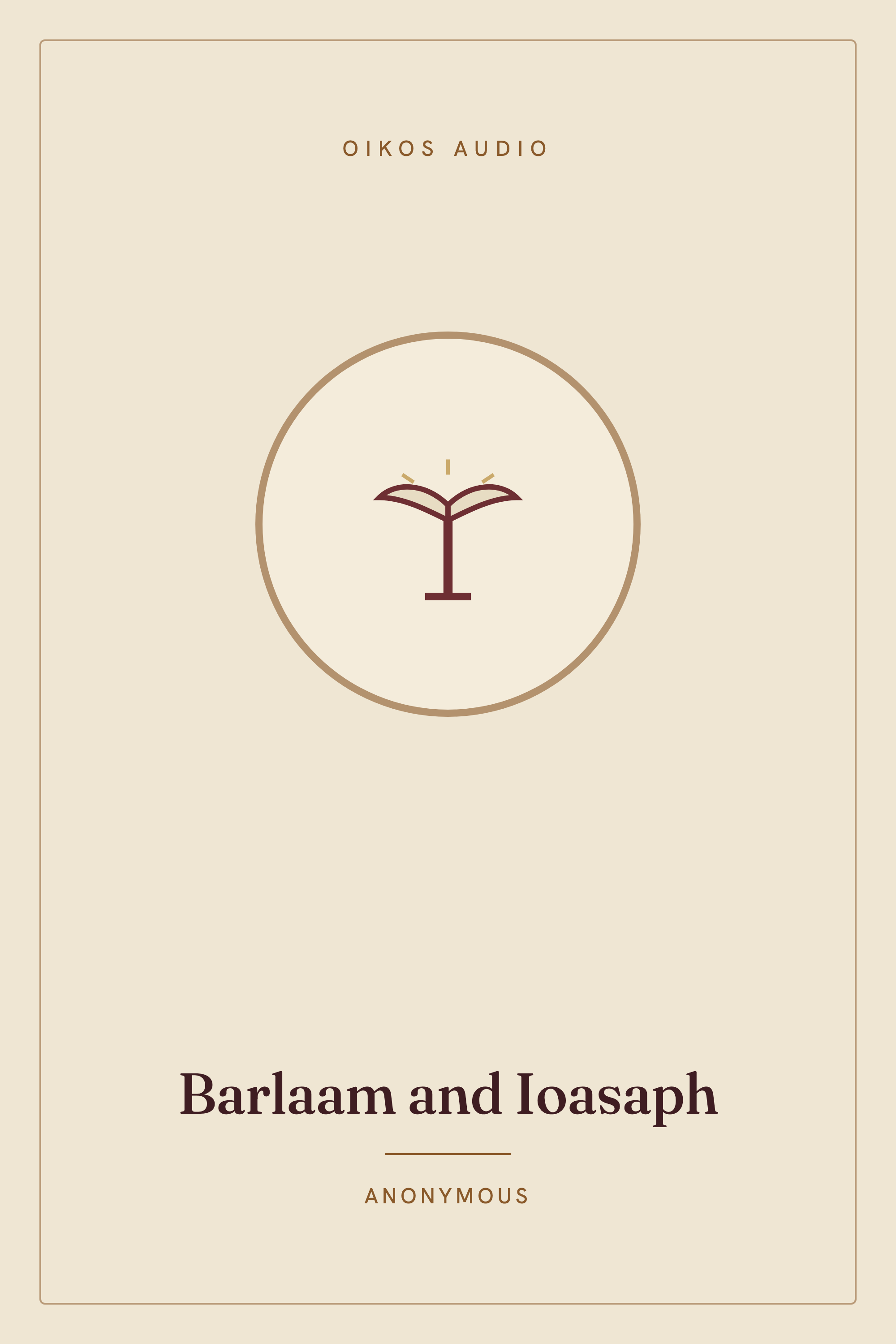 Cover of Barlaam and Ioasaph