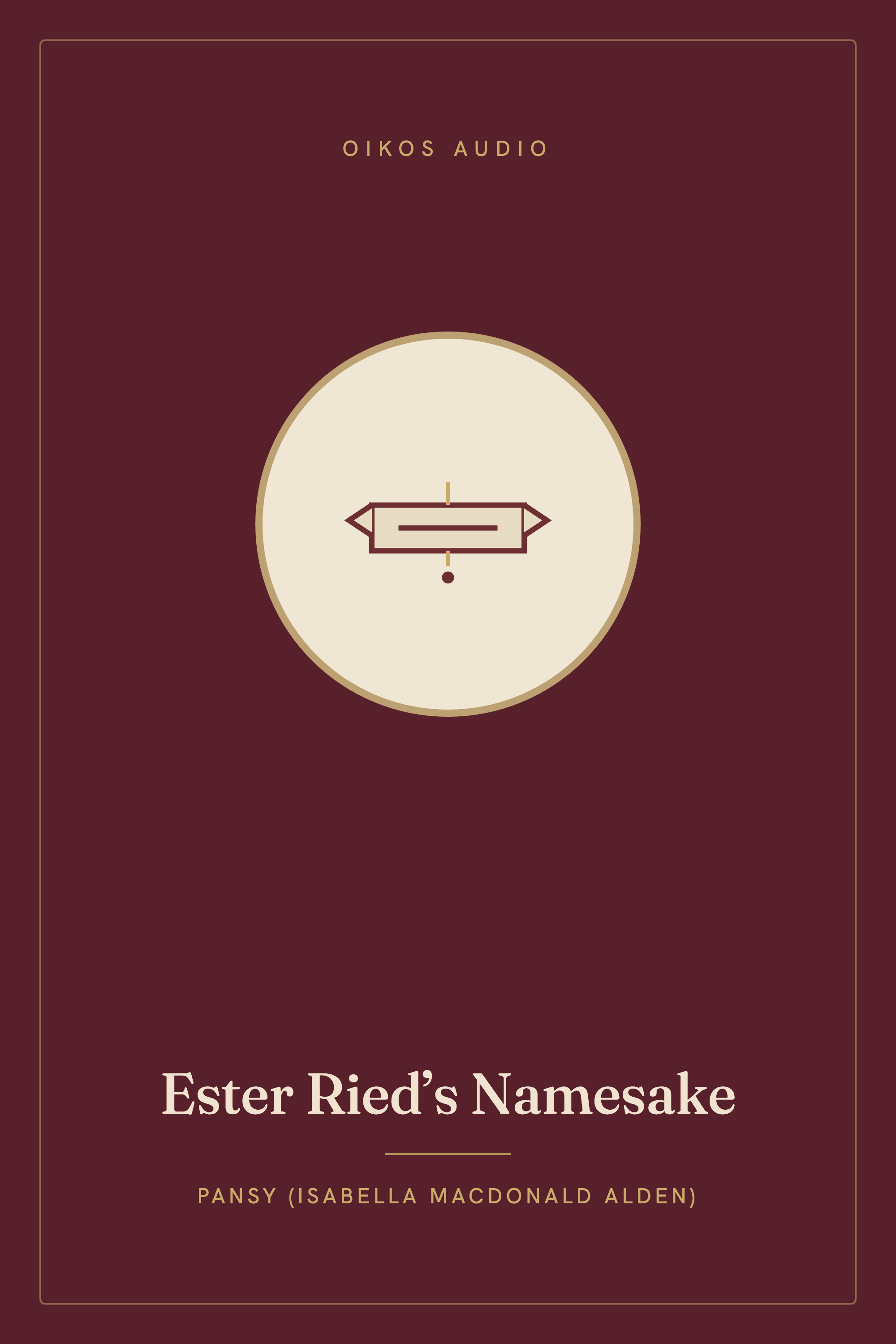 Cover of Ester Ried’s Namesake