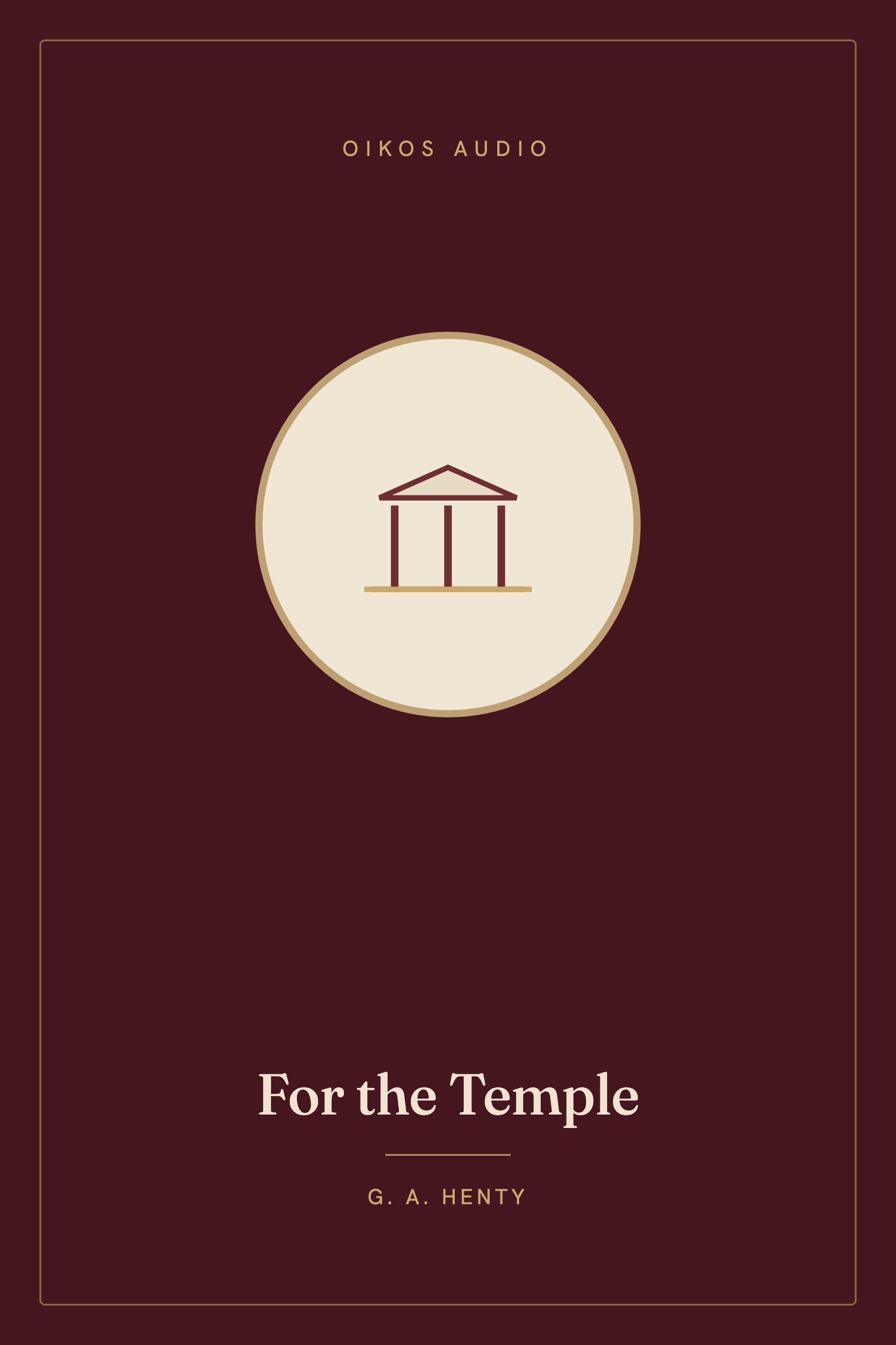 Cover of For the Temple
