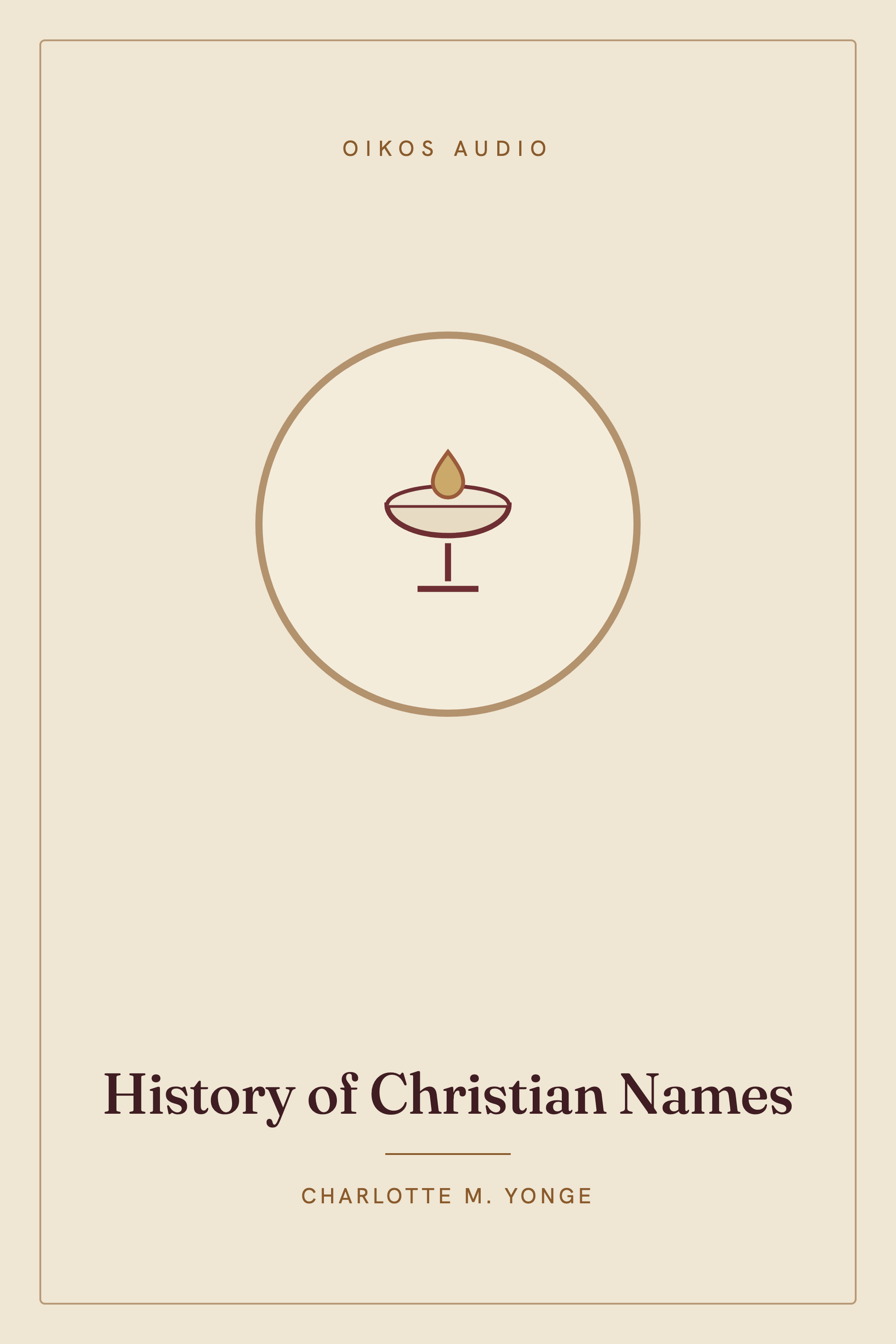 Cover of History of Christian Names