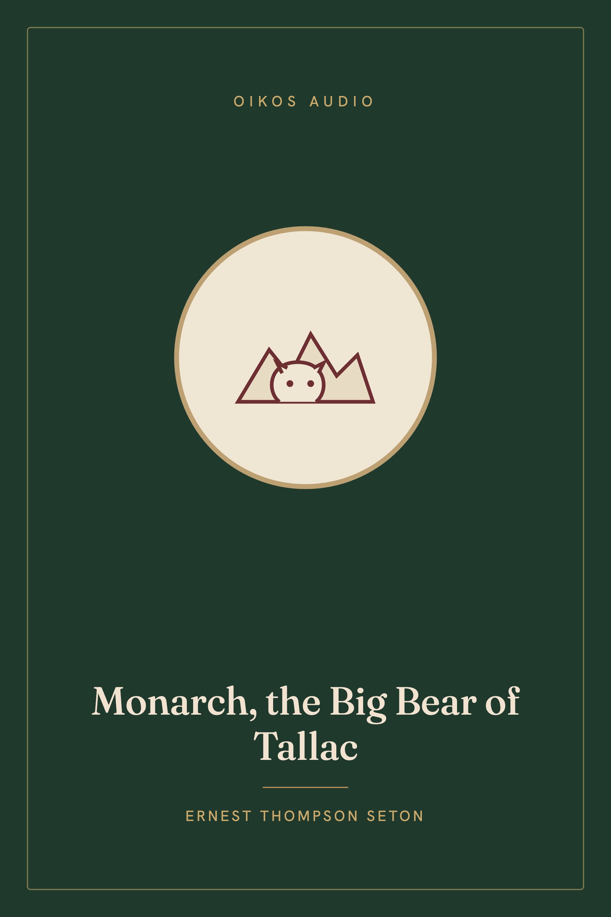 Cover of Monarch, the Big Bear of Tallac