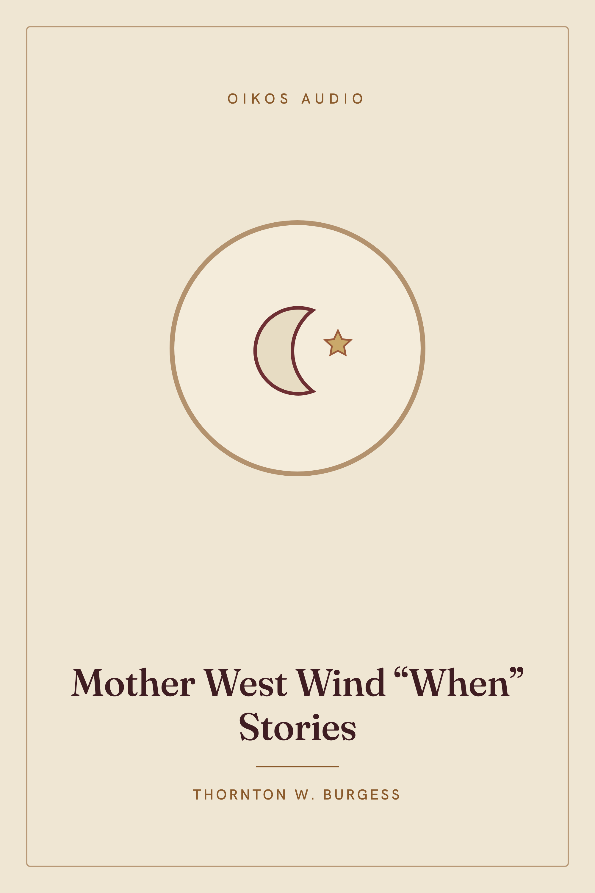 Cover of Mother West Wind “When” Stories