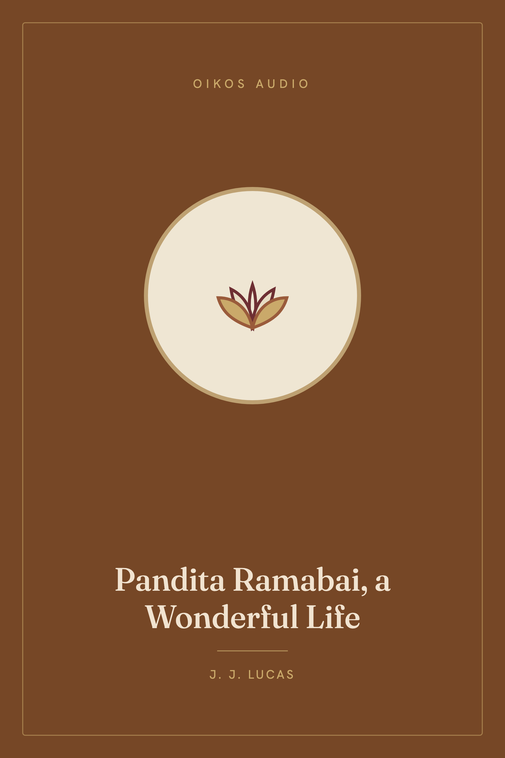 Cover of Pandita Ramabai, a Wonderful Life