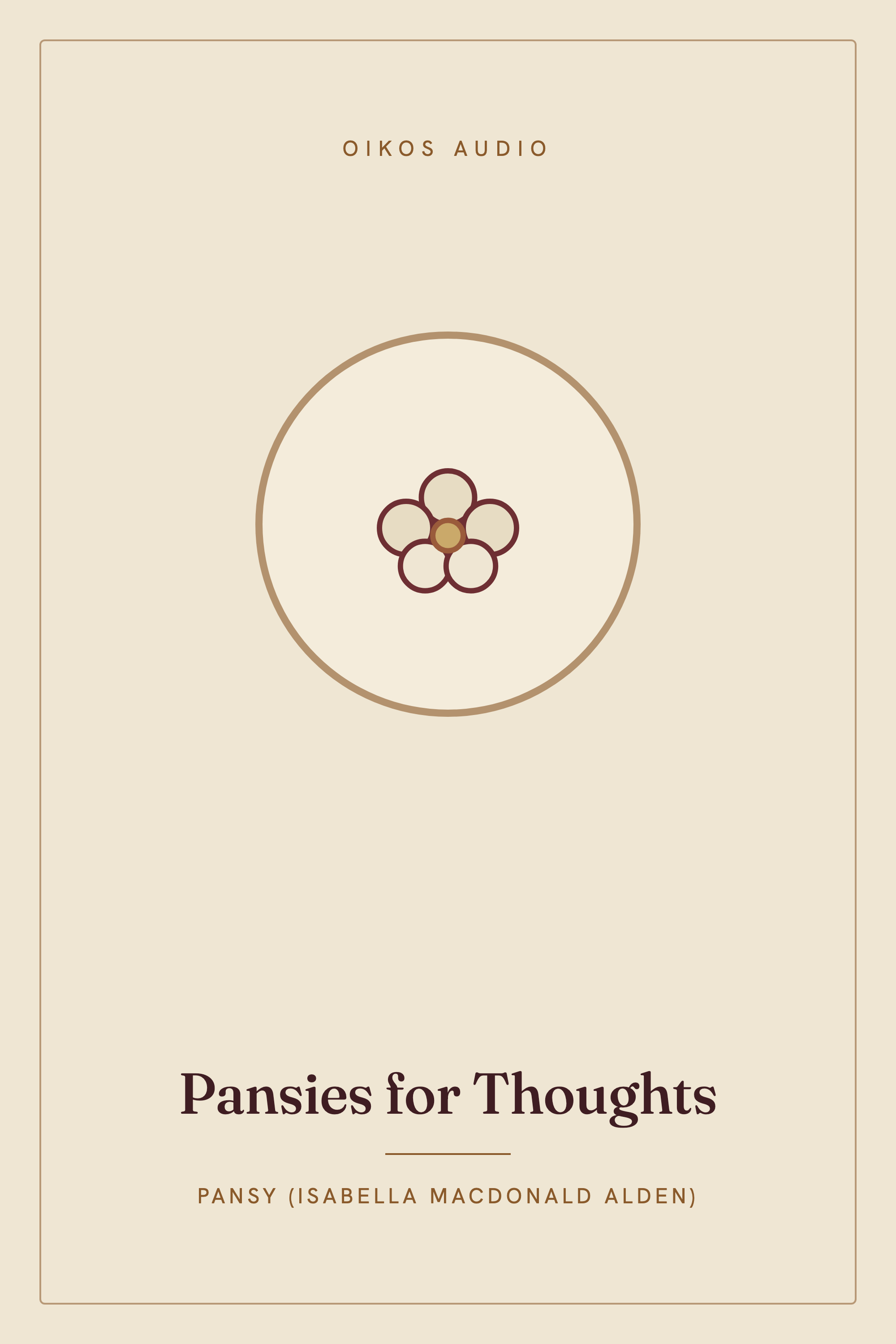 Cover of Pansies for Thoughts