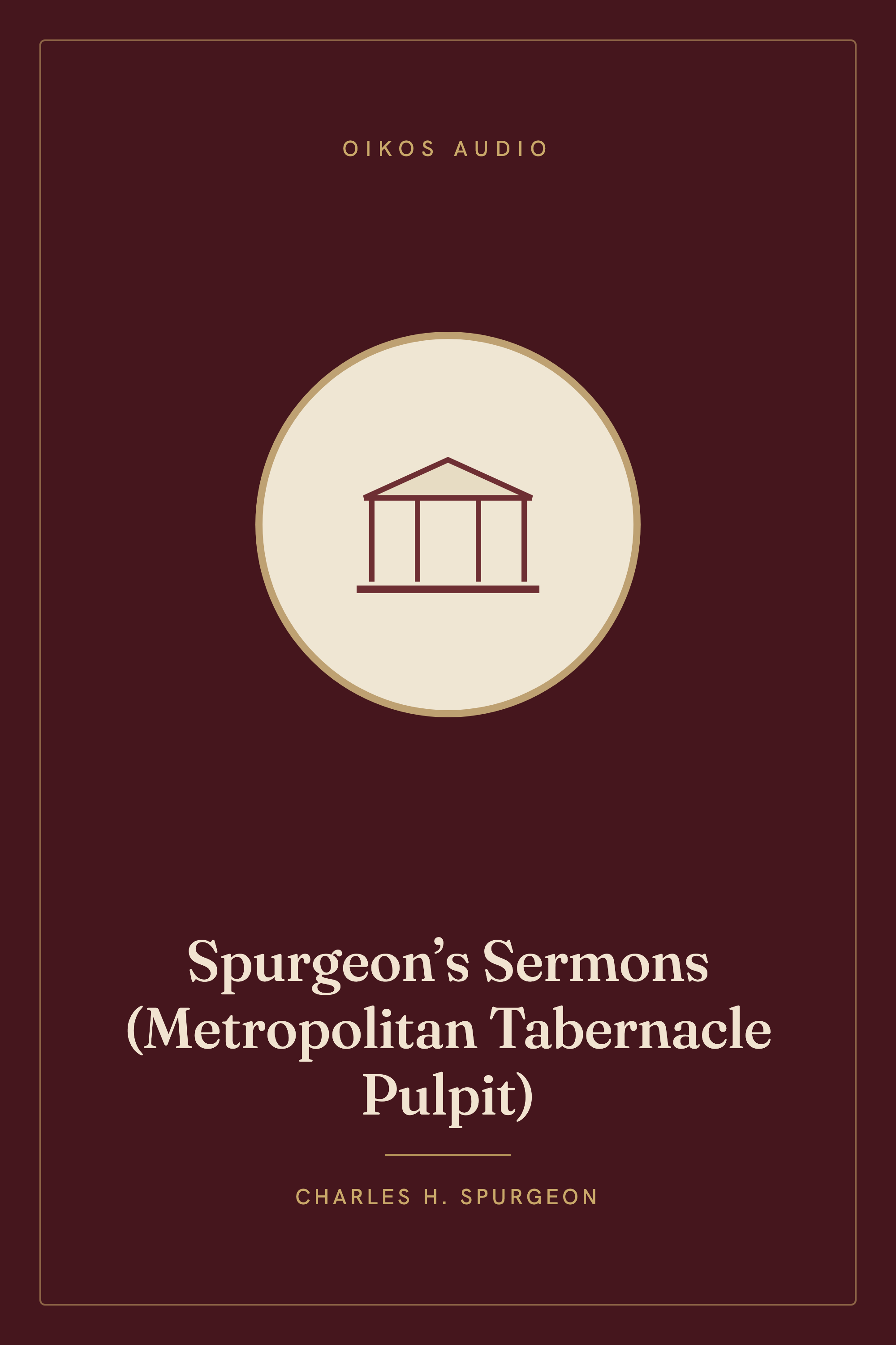 Cover of Spurgeon’s Sermons (Metropolitan Tabernacle Pulpit)
