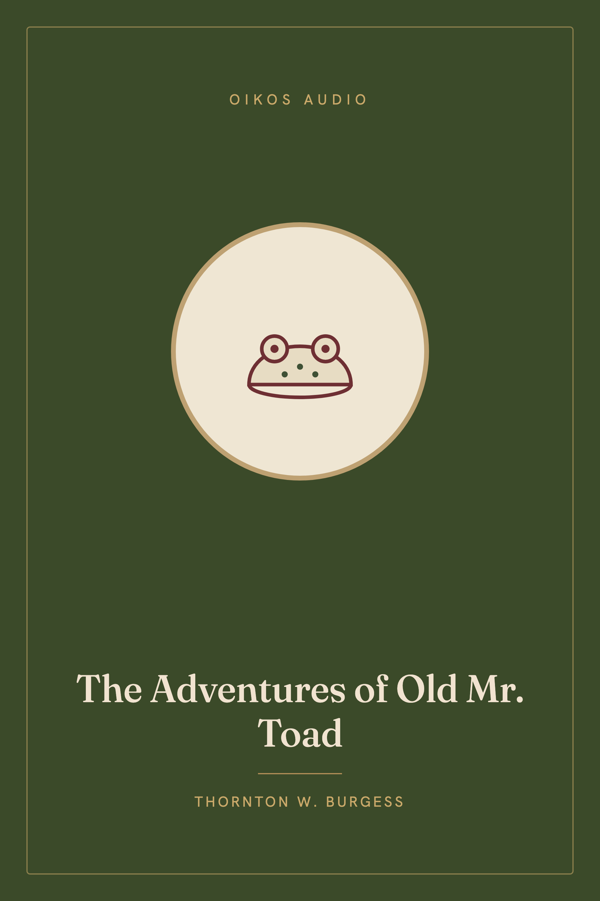 Cover of The Adventures of Old Mr. Toad