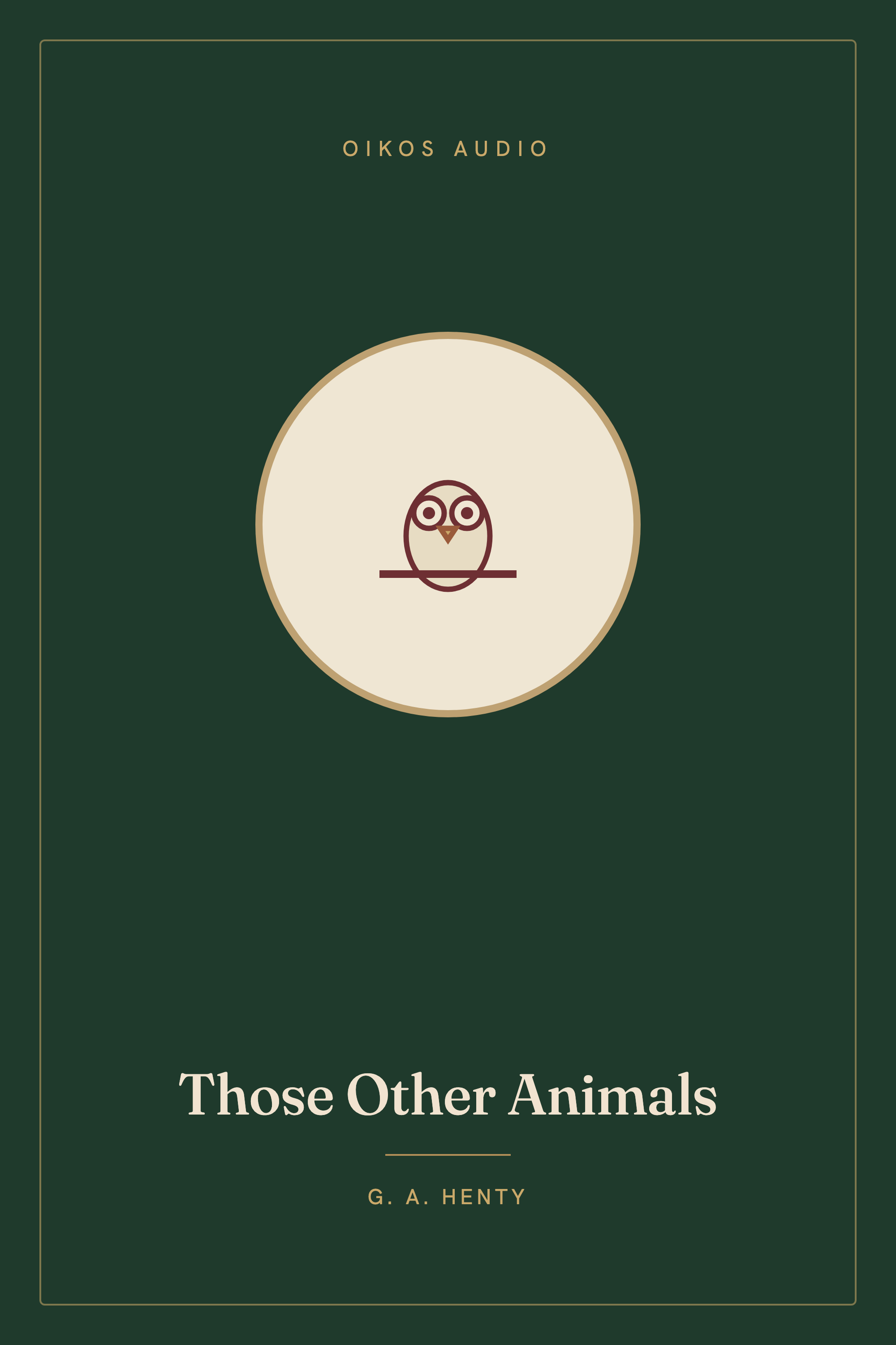 Cover of Those Other Animals